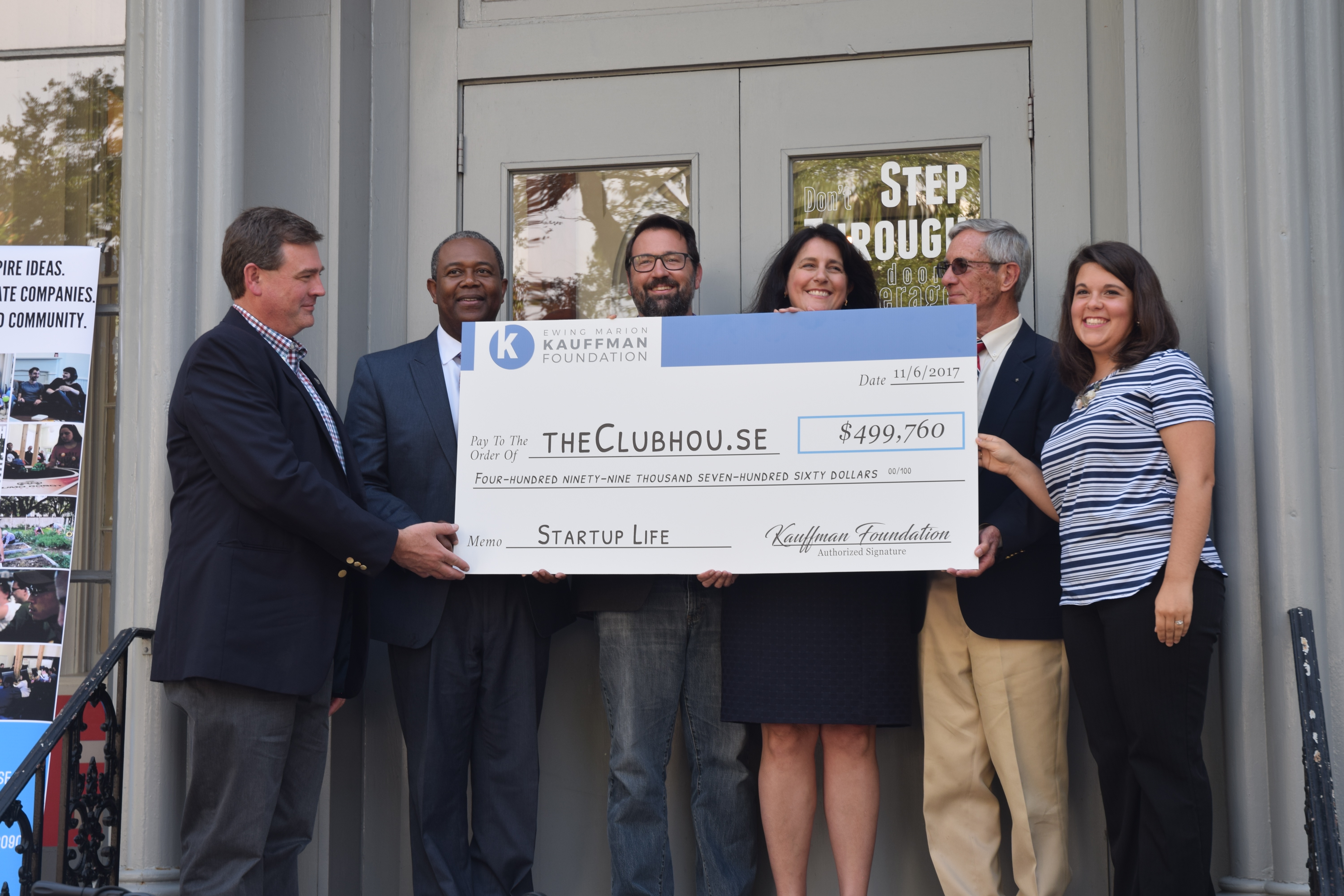 theClubhou.se Accepts $499,760 Grant from the Kauffman Foundation