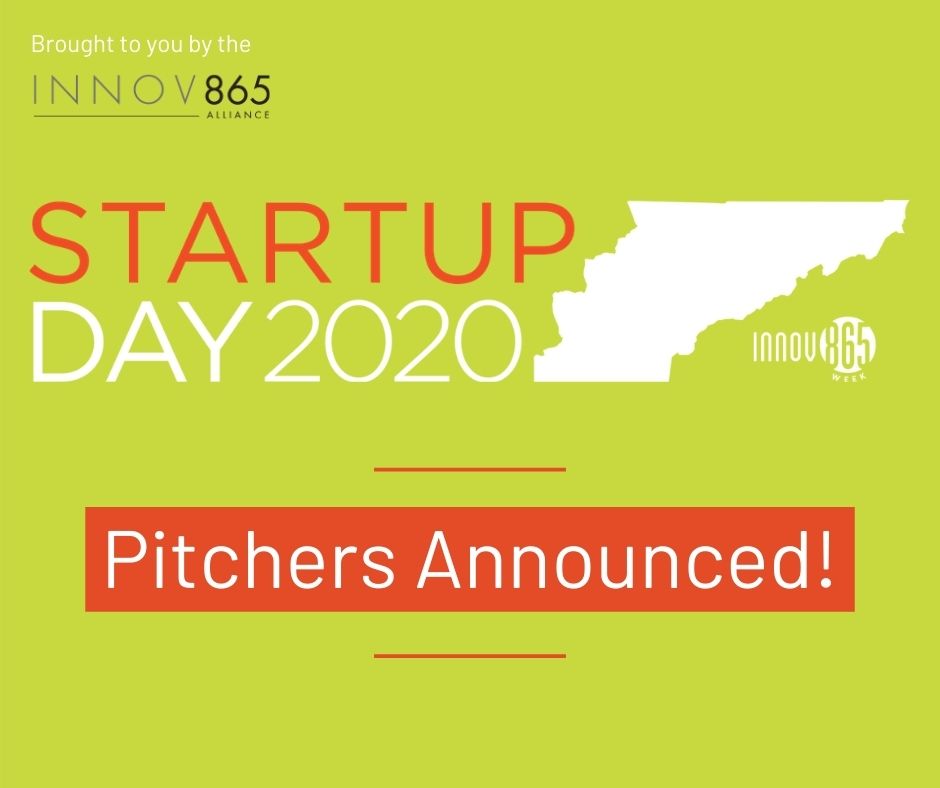 Competitors for Innov865 Week’s 2020 Startup Day Pitch Competition Announced – Six Knoxville Startups Vie for $10,000