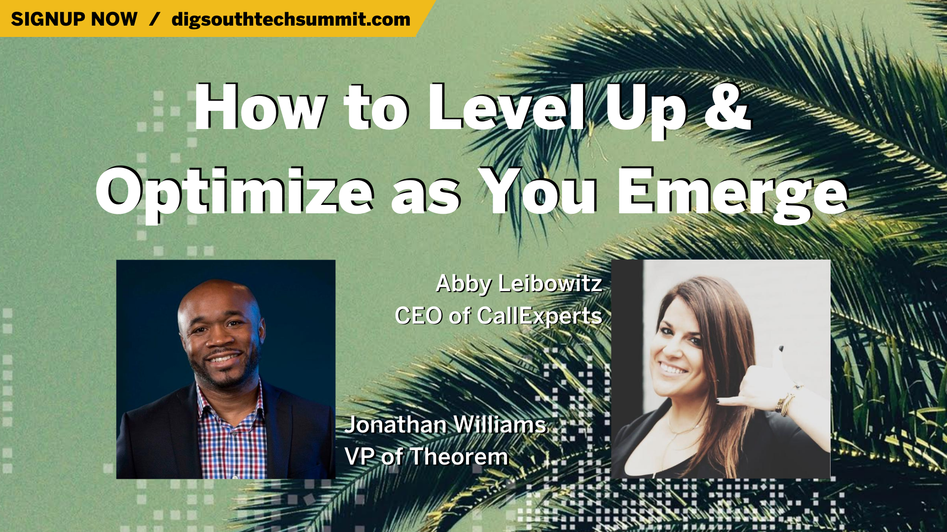 Level Up & Optimize with Abby Leibowitz and Jonathan Williams