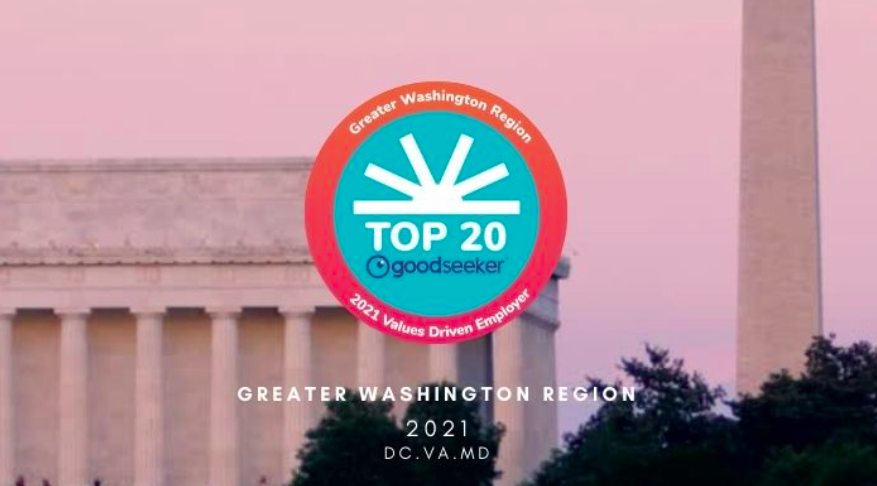 GoodSeeker’s Top Values-Driven Employers of Greater Washington Area Announced