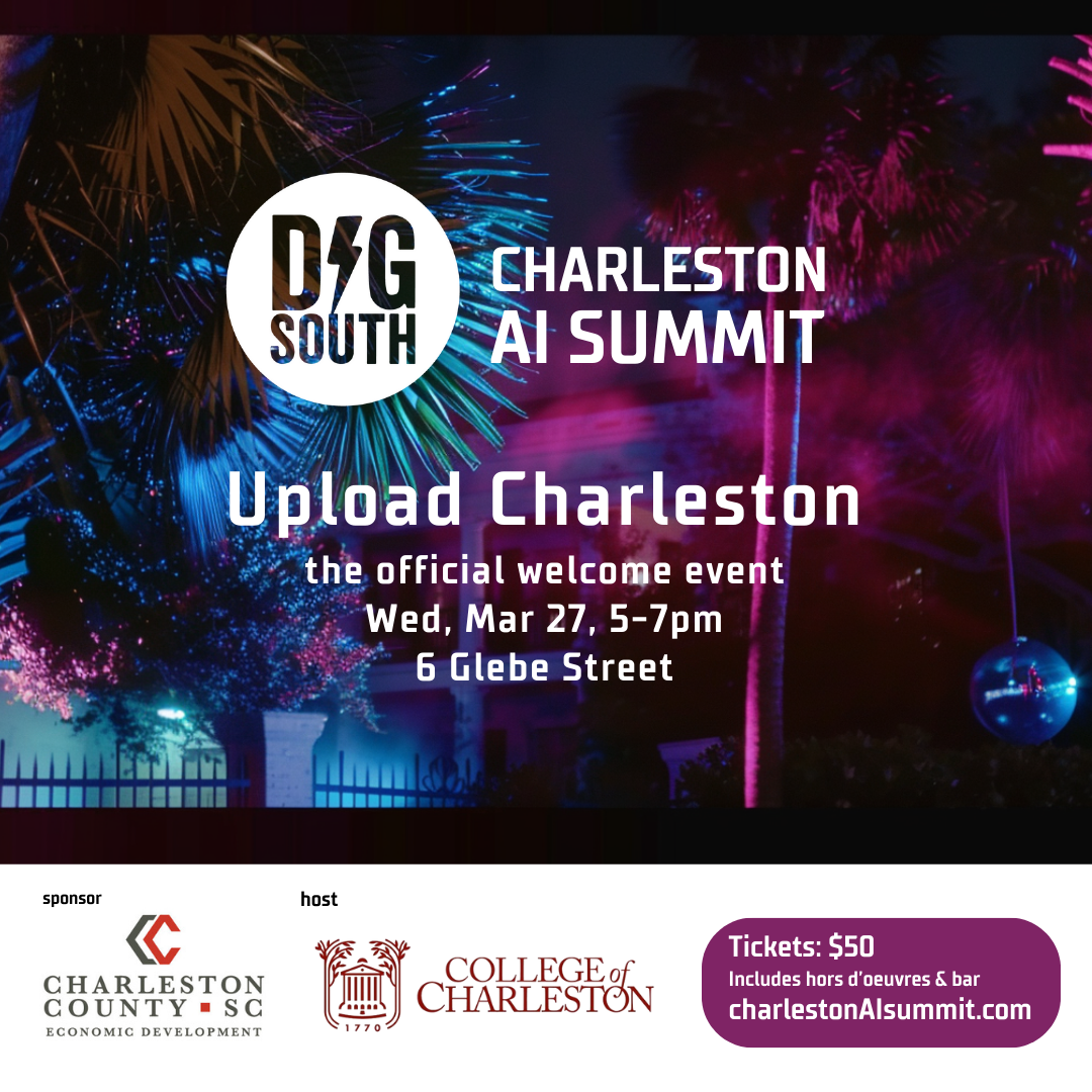 Charleston AI Summit is 12 days away! Join us to learn from our brilliant AI experts from Microsoft, IBM, Pryon, Google, Abaxx, Shiloh, Gemini Sports, SCRA, Querri, Oracle and many more.